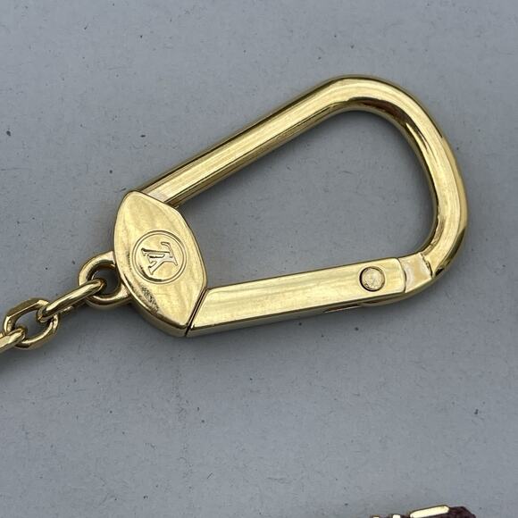 Louis Vuitton Monogram Mini Lin Idylle Pochette Cles Coin Case Let Cles Burgundy - Picture 3 of 12